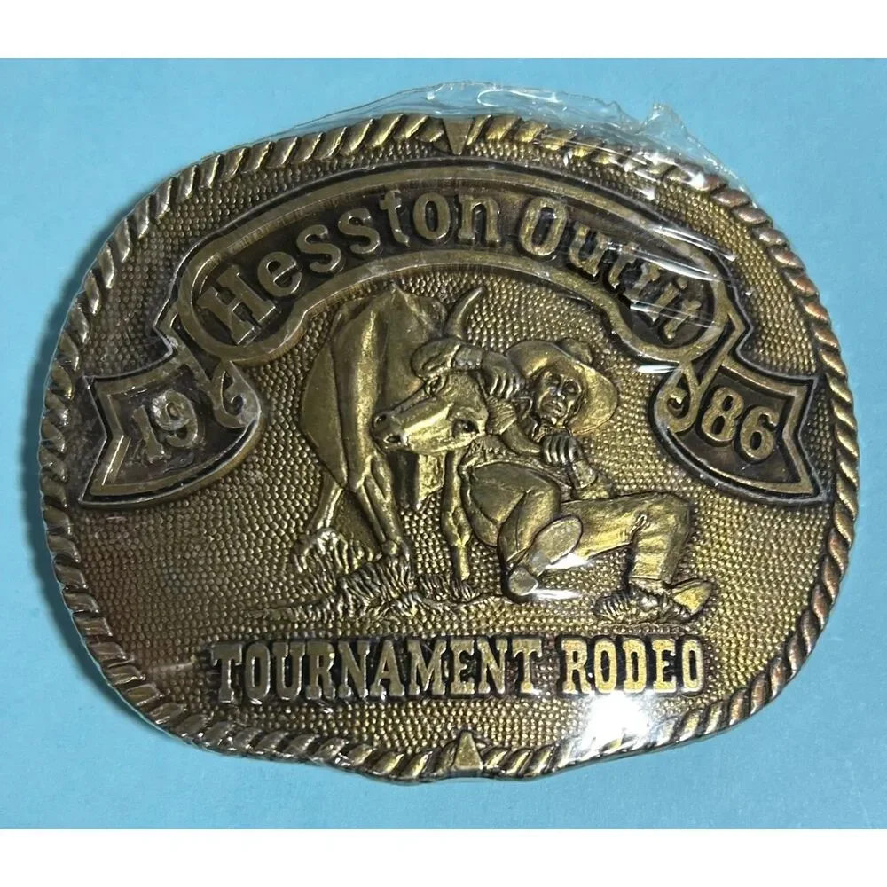 Hesston belt buckle